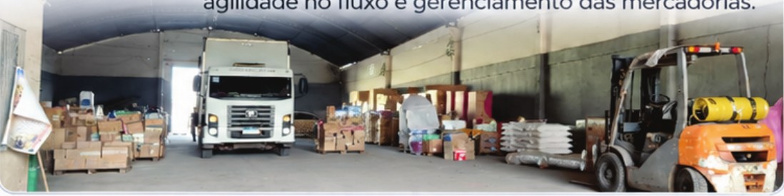 Base terrestre da W2 Transportes próxima à BR-316